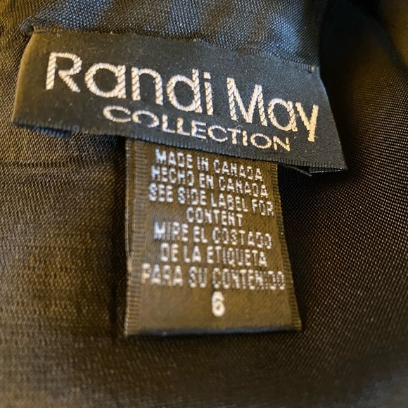 Randi May Collection Layered Black Dress - Picture 7 of 7